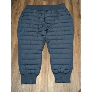 Fabletics Aspen Putter Jogger Pants 4X‎ Blue Nova Quilted Lightweight Warm